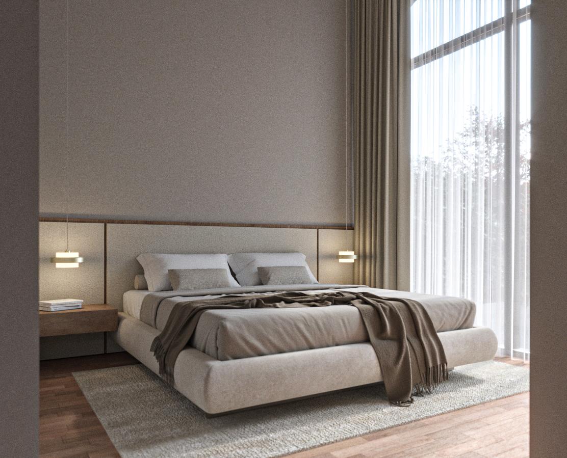 Master bedroom render
